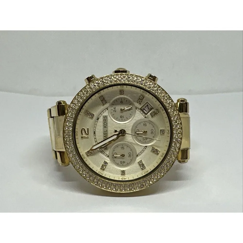 Michael Kors Parker MK5354 Women's Gold Stainless Steel Analog Dial Watch NUL2